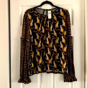 Anthropologie Plus Size Blouse